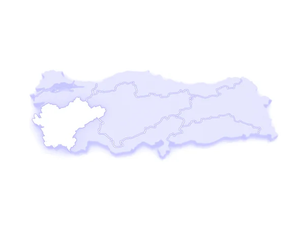 Landkarte der Ägäis. Truthahn. — Stockfoto