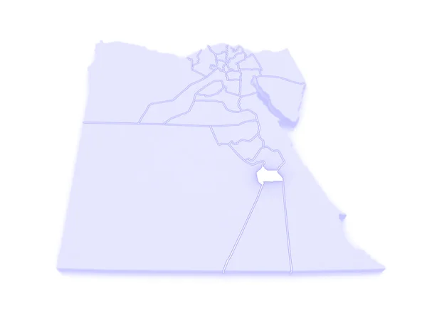 Mapa Luxoru. Egypt. — Stock fotografie