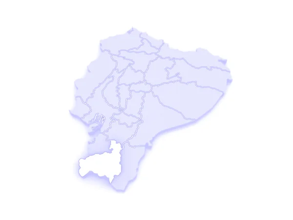 Mapa da Loja. Equador . — Fotografia de Stock