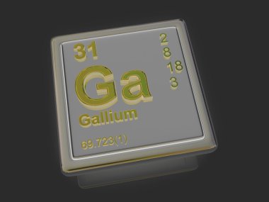 galyum. kimyasal element.