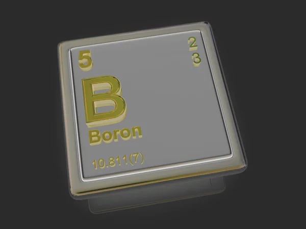 Boron. Chemical element. — Stock Photo, Image