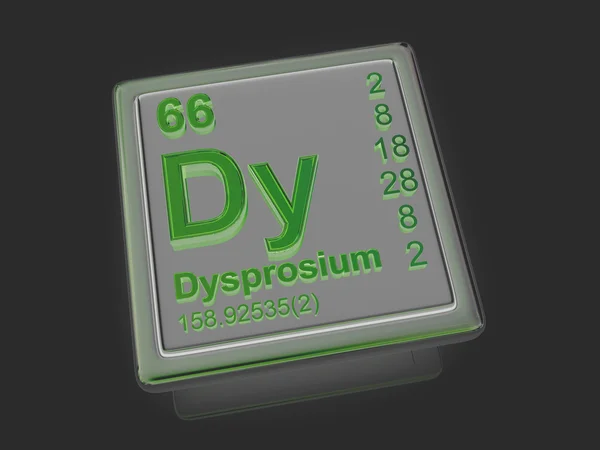 Disprozyum. kimyasal element. — Stok fotoğraf