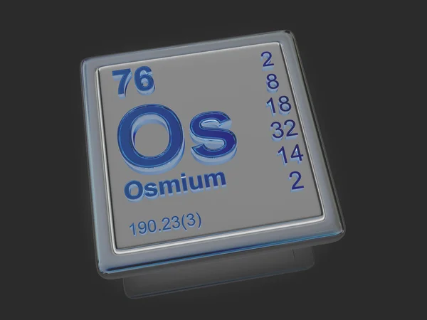 Osmium. Élément chimique . — Photo