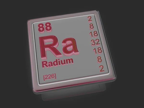 Radyum. kimyasal element. — Stok fotoğraf