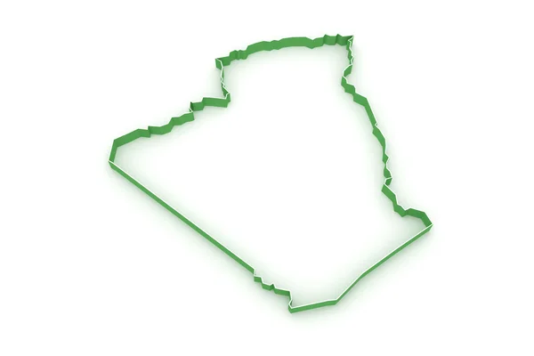 Map of Algeria. — Stock Photo, Image