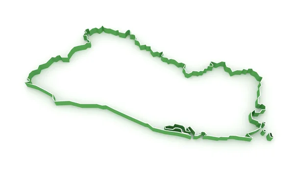 Χάρτης του Σαλβαδόρ. — Φωτογραφία Αρχείου