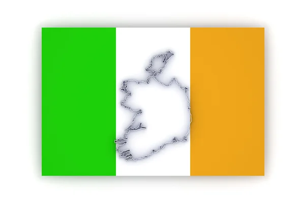 Karta över Irland. — Stockfoto