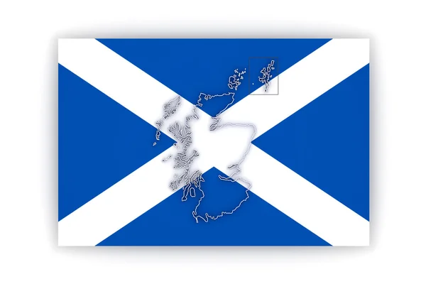 Map of Scotland.