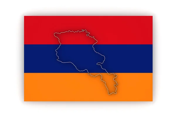Mapu Arménie. — Stock fotografie