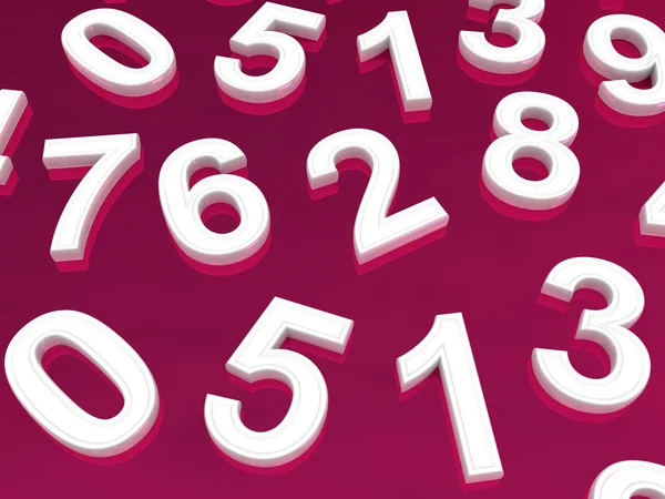 Background of numbers. — Stock Photo, Image