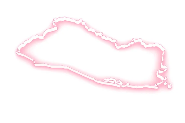 Карта Сальвадора . — стоковое фото