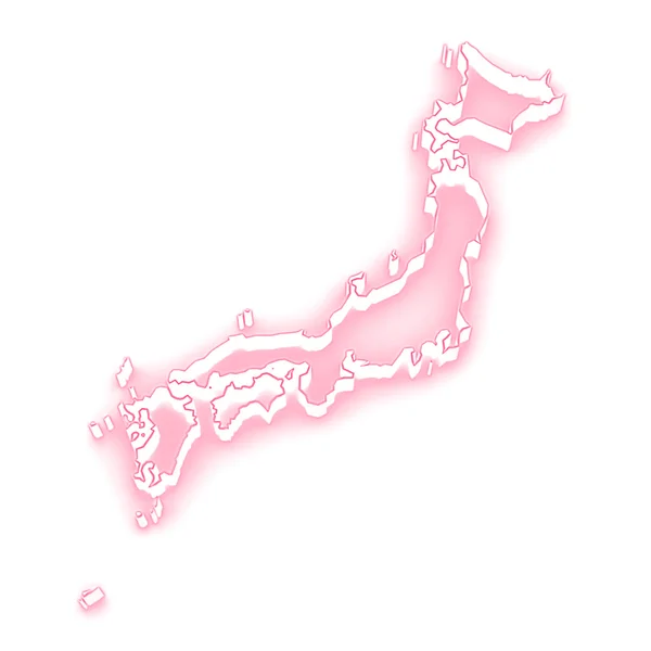 Map of Japan. — Stock Photo, Image