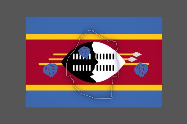 Svaziland Haritası.