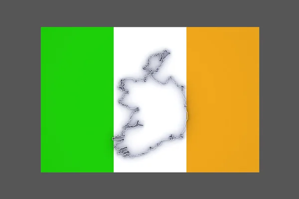 Mapa online de Irlanda. —  Fotos de Stock