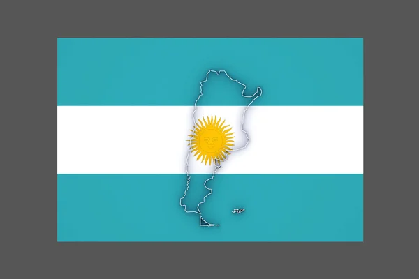 Map of Argentina. — Stock Photo, Image