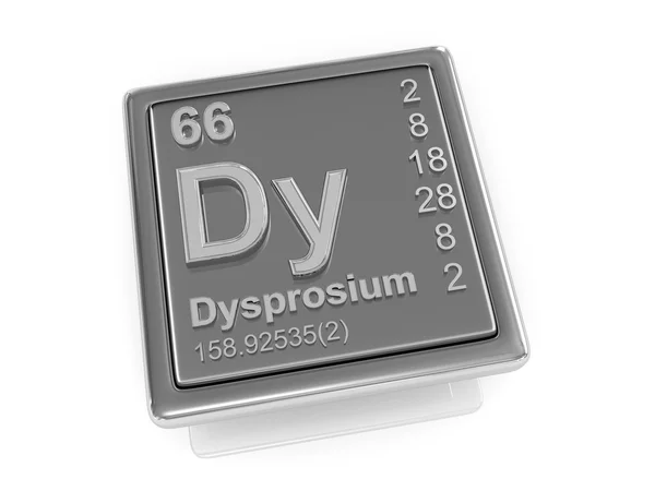 Dysprosium. Chemisches Element. — Stockfoto