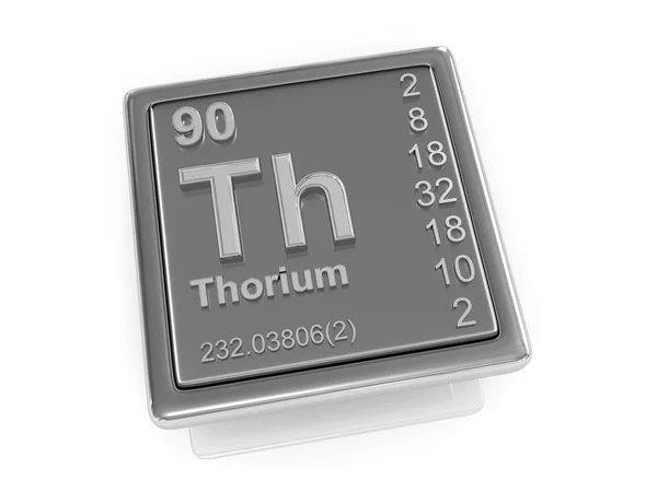 Thorium. scheikundig element. — Stockfoto