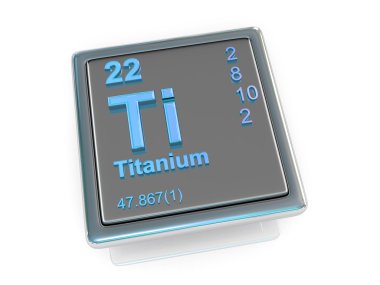 Titanyum. kimyasal element.