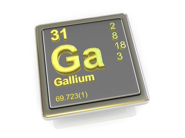 Gallium. grundämne. — Stockfoto