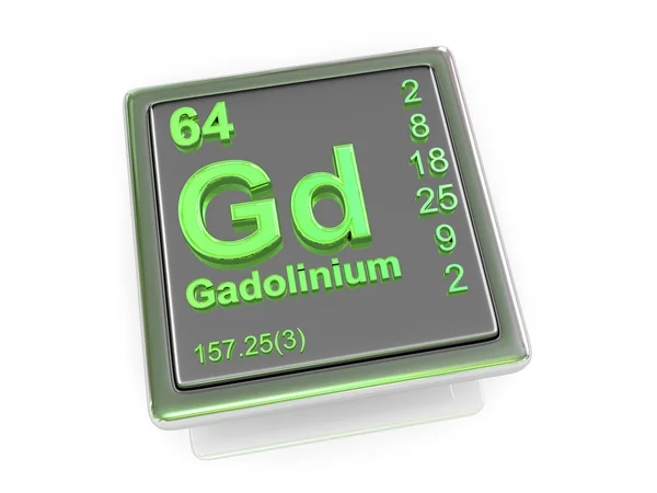 Gadolínio. Elemento químico . — Fotografia de Stock