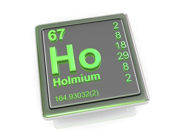 Holmium. Chemisches Element. — Stockfoto