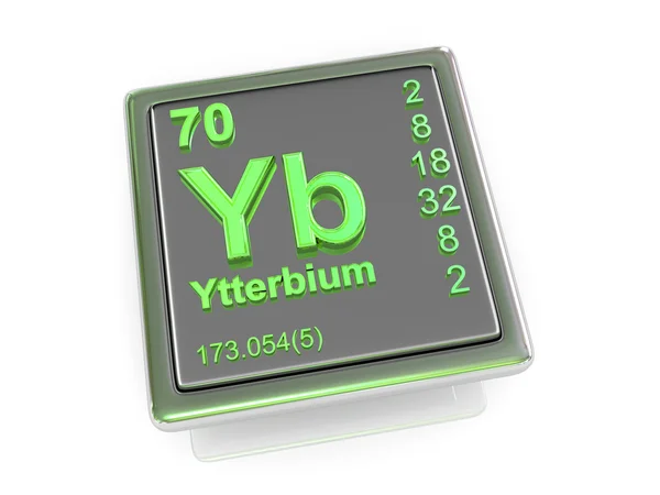 Ytterbium. Chemical element. — Stock Photo, Image