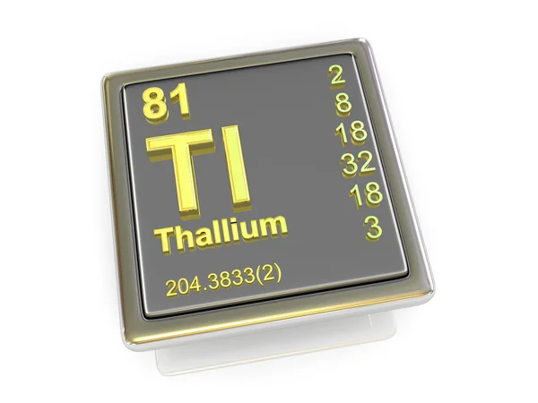 Thallium. Chemical element. — Stock Photo, Image