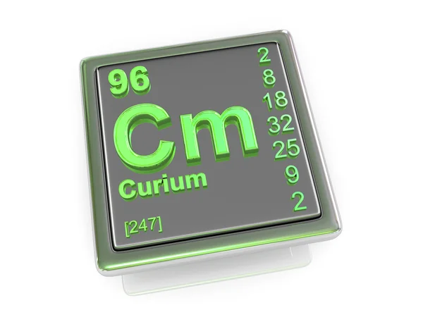 Curium. Chemical element. — Stock Photo, Image