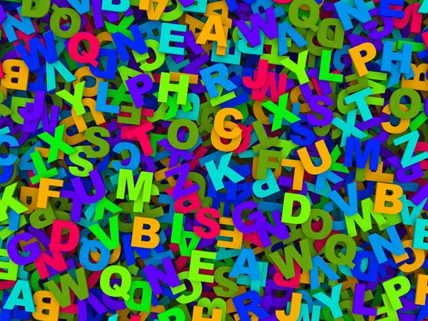 Buchstaben des englischen Alphabets. — Stockfoto