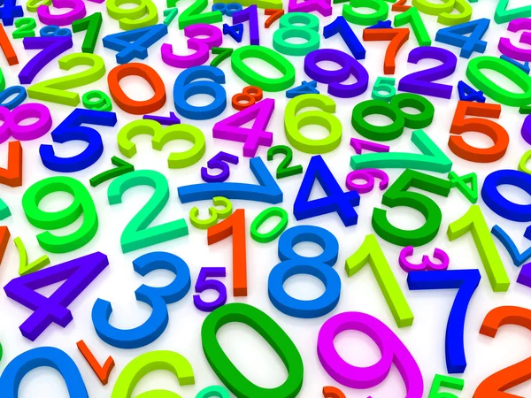 Background of numbers — Stock Photo, Image