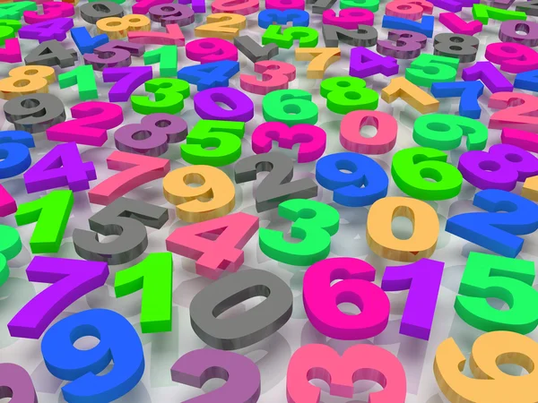 Background of numbers. — Stock Photo, Image