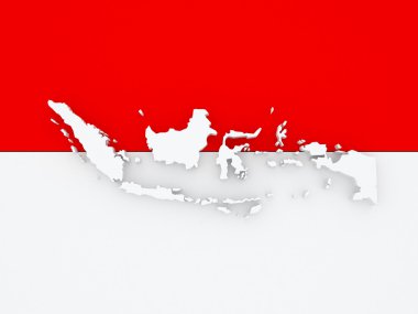 Endonezya haritası.