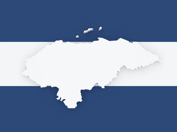 Map of Honduras. — Stock Photo, Image