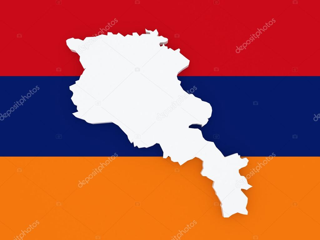 Map of Armenia.