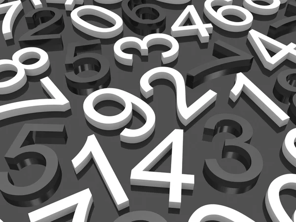 Background of numbers. — Stock Photo, Image