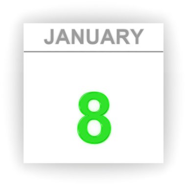 Takvim gününde. 3D