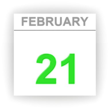 Takvim gününde. 3D