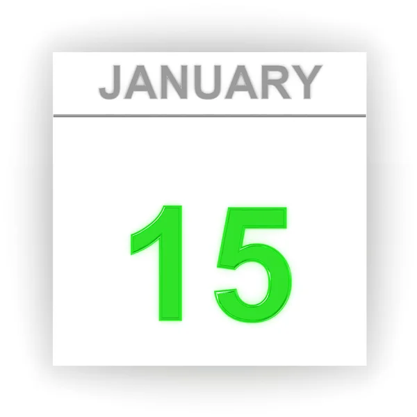 Día en el calendario. 3d —  Fotos de Stock