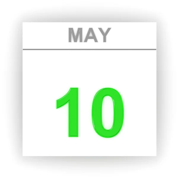 Day on the calendar. 3d — Stock Photo, Image