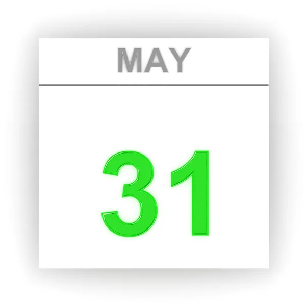 Ημέρα στο ημερολόγιο. 3D — Φωτογραφία Αρχείου