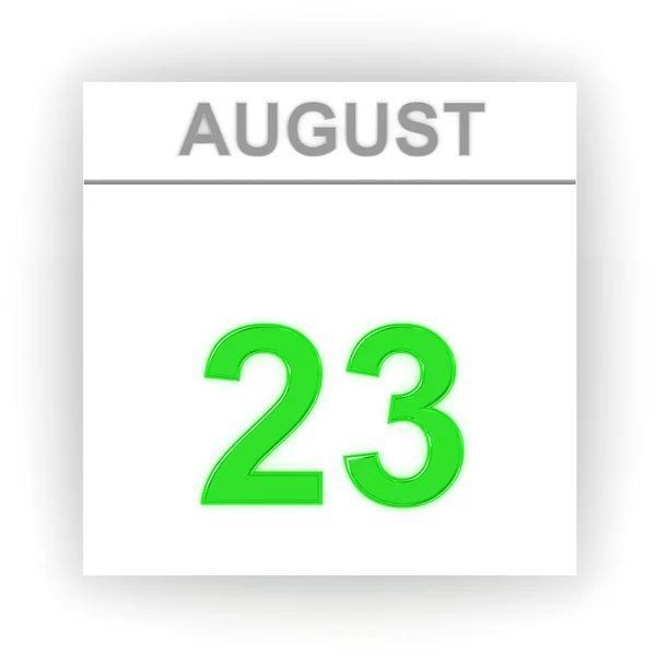 День у календарі. тривимірний — стокове фото
