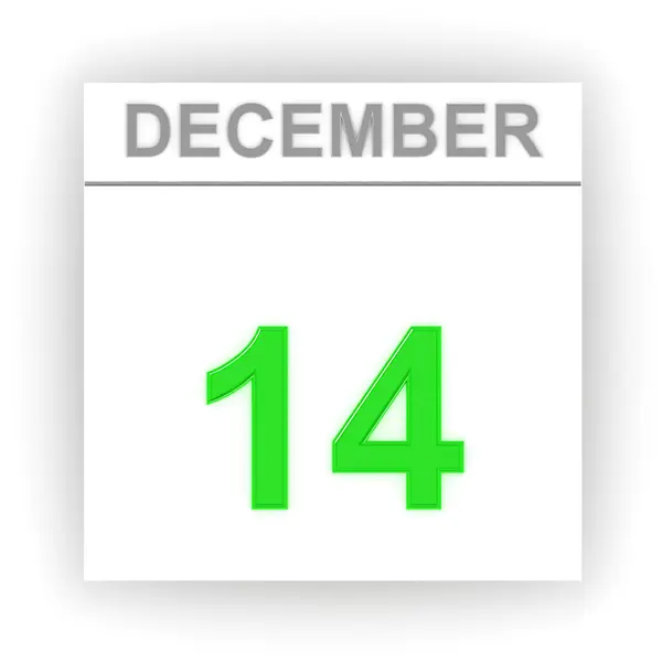Dzień w kalendarzu. 3D — Zdjęcie stockowe
