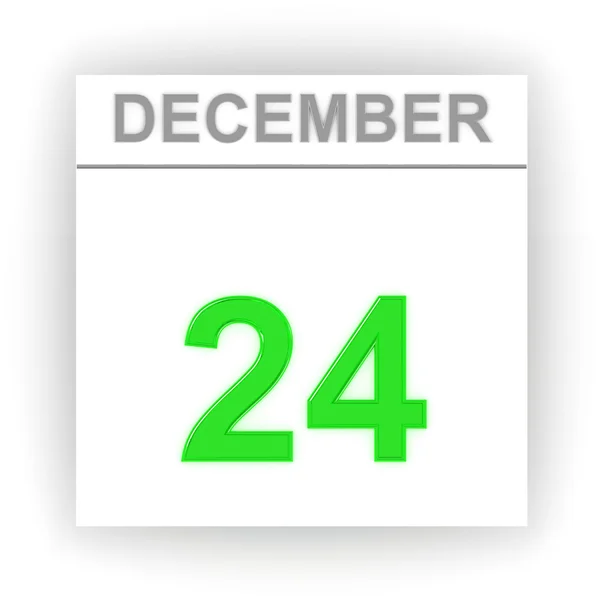 Dzień w kalendarzu. 3D — Zdjęcie stockowe