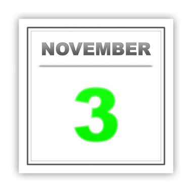 Takvim gününde. 3D