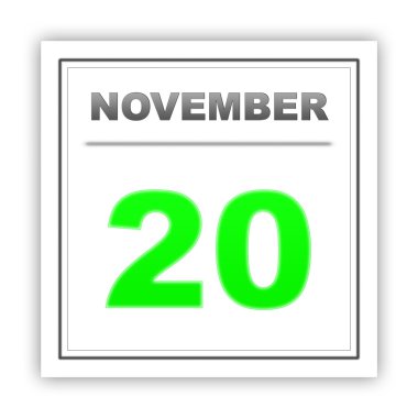 Takvim gününde. 3D