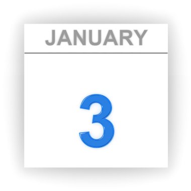 Takvim gününde. 3D