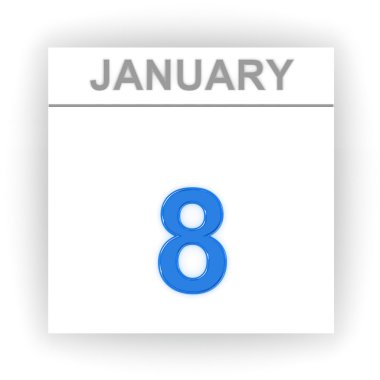 Takvim gününde. 3D