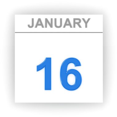 Takvim gününde. 3D