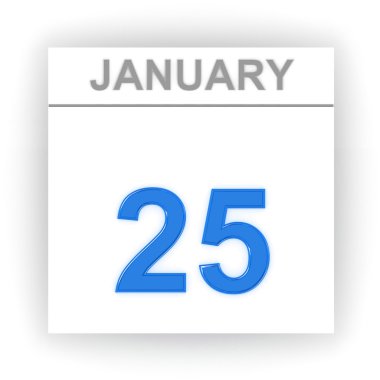 Takvim gününde. 3D