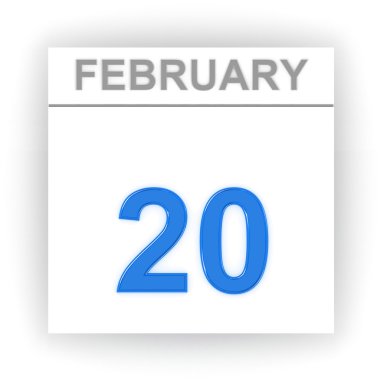 Takvim gününde. 3D